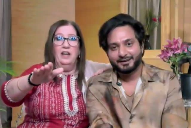 <p>TLC</p> Jenny Slatten and Sumit Singh appeared virtually on the 90 Day Fiancé tell all.