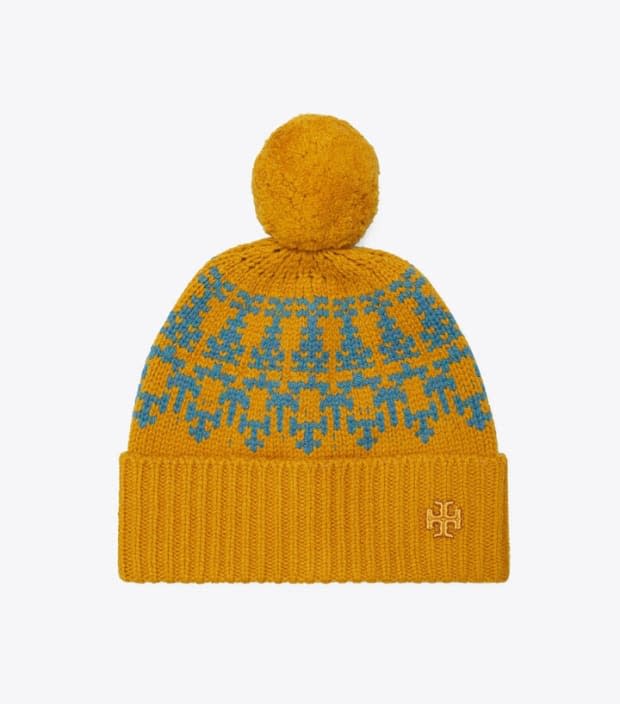 <p>Tory Burch Merino Fair Isle Hat, $128, <a href="https://rstyle.me/+9rw5eDJWYE8ExqjSA0fqxQ" rel="nofollow noopener" target="_blank" data-ylk="slk:available here;elm:context_link;itc:0;sec:content-canvas" class="link ">available here</a>. </p>