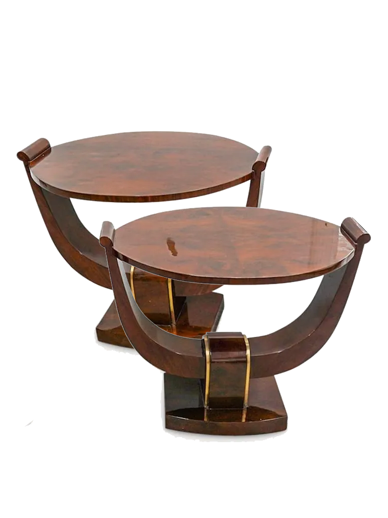 <p><a href="https://www.liveauctioneers.com/item/172143746_pair-art-deco-style-oval-side-tables" rel="nofollow noopener" target="_blank" data-ylk="slk:Shop Now;elm:context_link;itc:0;sec:content-canvas" class="link rapid-noclick-resp">Shop Now</a></p><p>Pair Art Deco Style Oval Side Tables</p><p>liveauctioneers.com</p><p>$90.00</p>