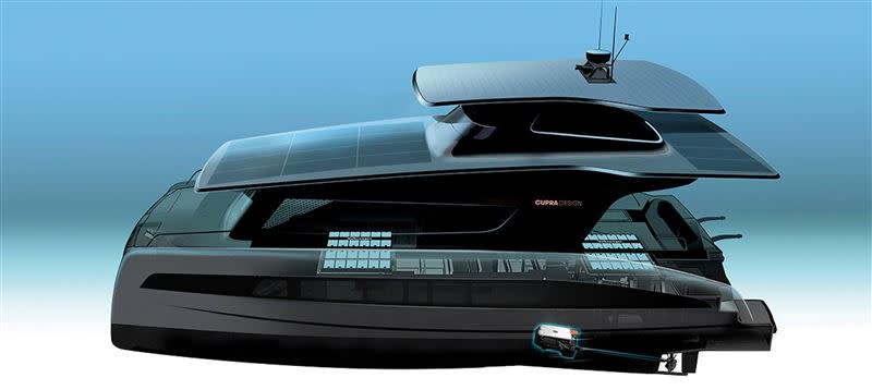 使用福斯電動車平台的Silent-Yachts太陽能遊艇。（圖／翻攝Volkswagen網站）