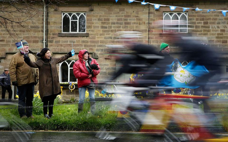 The Tour de Yorkshire road cycling race in Yorkshire, England which started in May 2015 - 2016 Getty Images