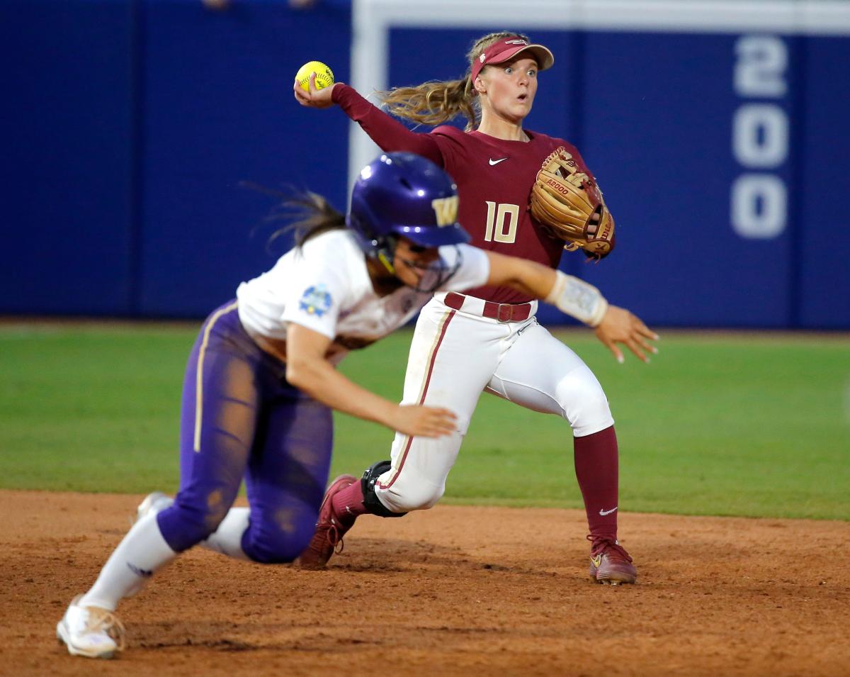 Kathryn Sandercock Josie Muffley Lead Florida State Past Washington Into WCWS Semifinals