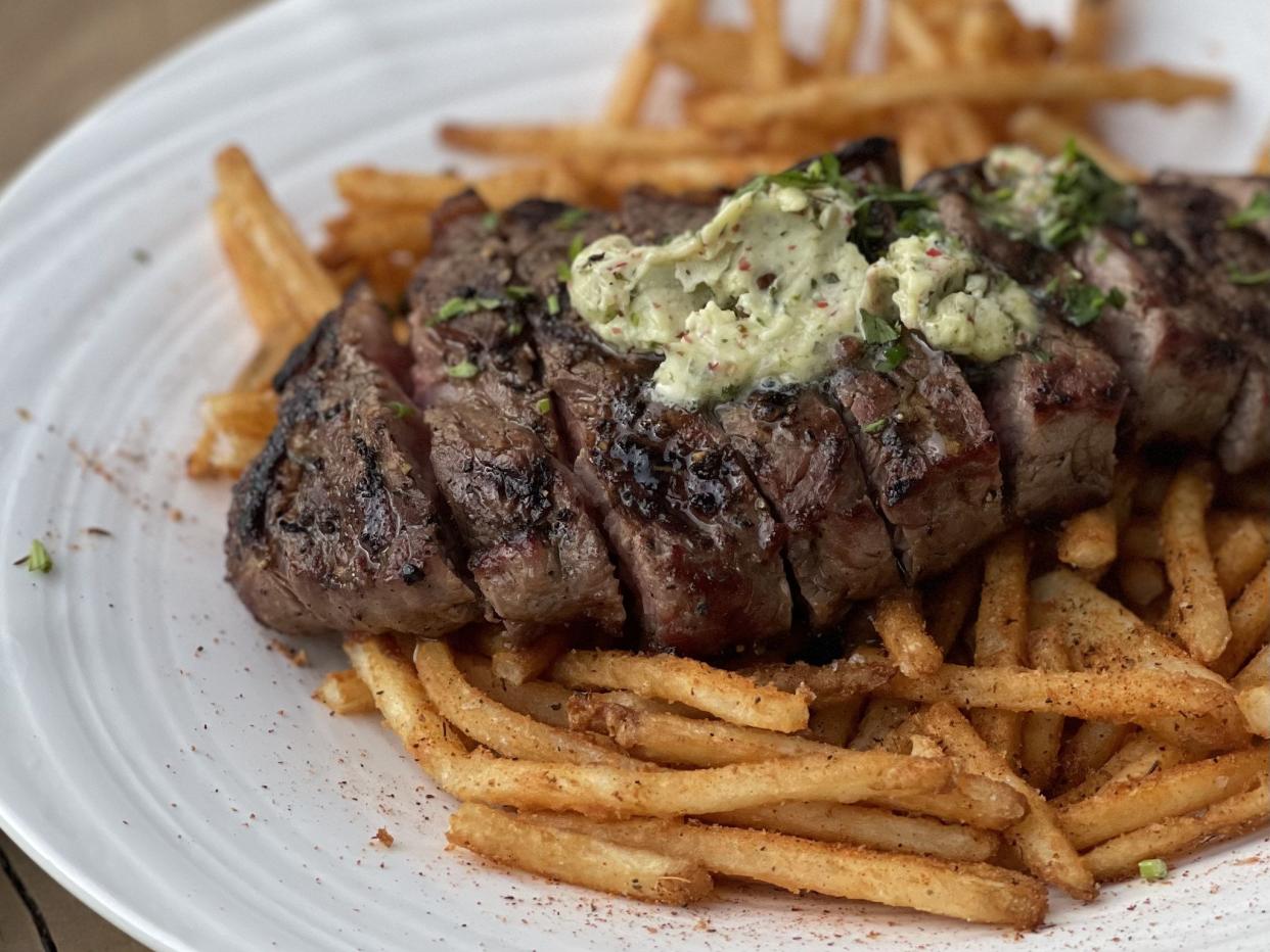 Steak frites from Reel & Brand in Sonoma, CA