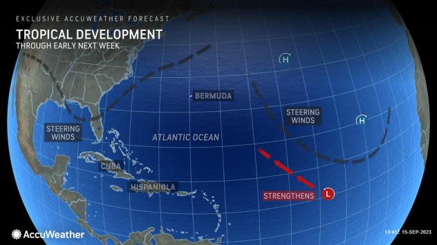 Tropical development expected through early next week.