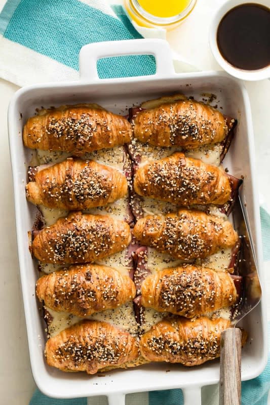 <p>Foodness Gracious</p><p>Ham and Cheese Croissants topped with everything bagel seed is how to do breakfast!</p><p><strong>Get the recipe: <a href="https://foodnessgracious.com/ham-and-cheese-croissants-everything-seed-topping/" rel="nofollow noopener" target="_blank" data-ylk="slk:Ham and Cheese Croissants with Everything Seed Topping;elm:context_link;itc:0;sec:content-canvas" class="link rapid-noclick-resp"><em>Ham and Cheese Croissants with Everything Seed Topping</em></a></strong></p>