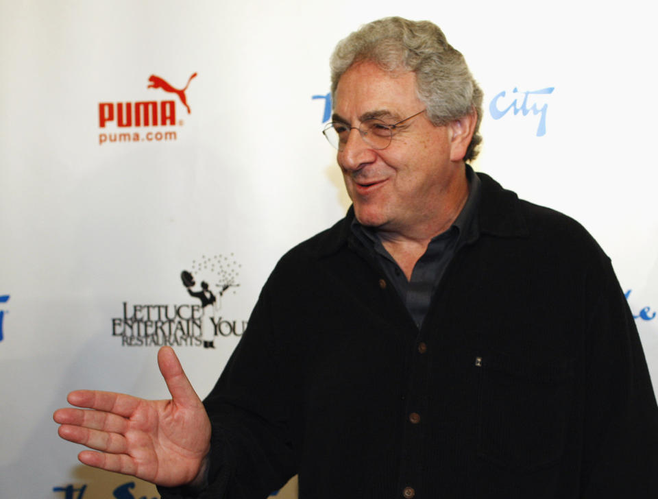 FILE - In this Dec. 12, 2009 file photo, actor and director Harold Ramis walks the Red Carpet as he arrives to celebrate The Second City's 50th anniversary in Chicago. An attorney for Ramis said the actor died Monday morning, Feb. 24, 2014, from complications of autoimmune inflammatory disease. He was 69. Ramis is best known for his roles in the comedies "Ghostbusters" and "Stripes." (AP Photo/Jim Prisching)