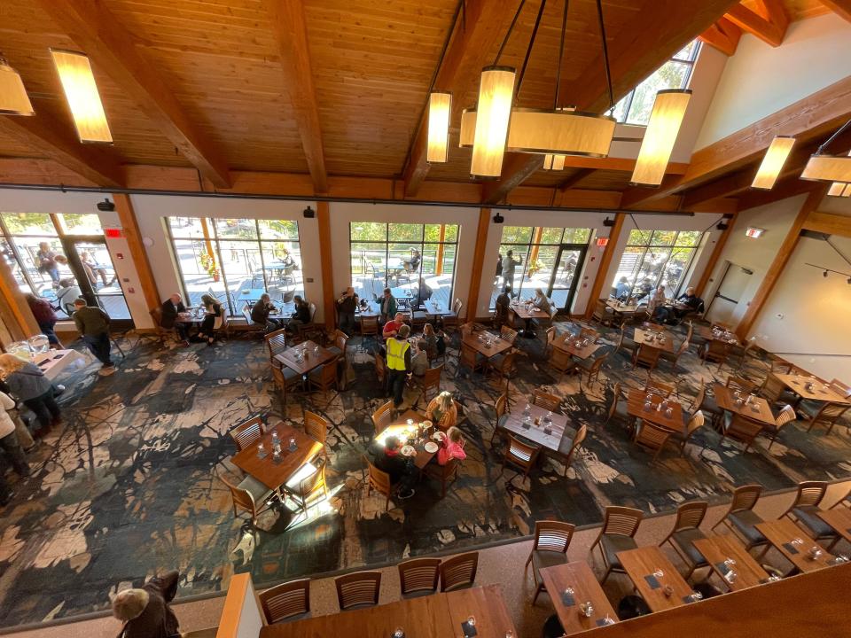 Rock House Restaurant at the new Hocking Hills State Park Lodge is another Comfort Cruise stop.