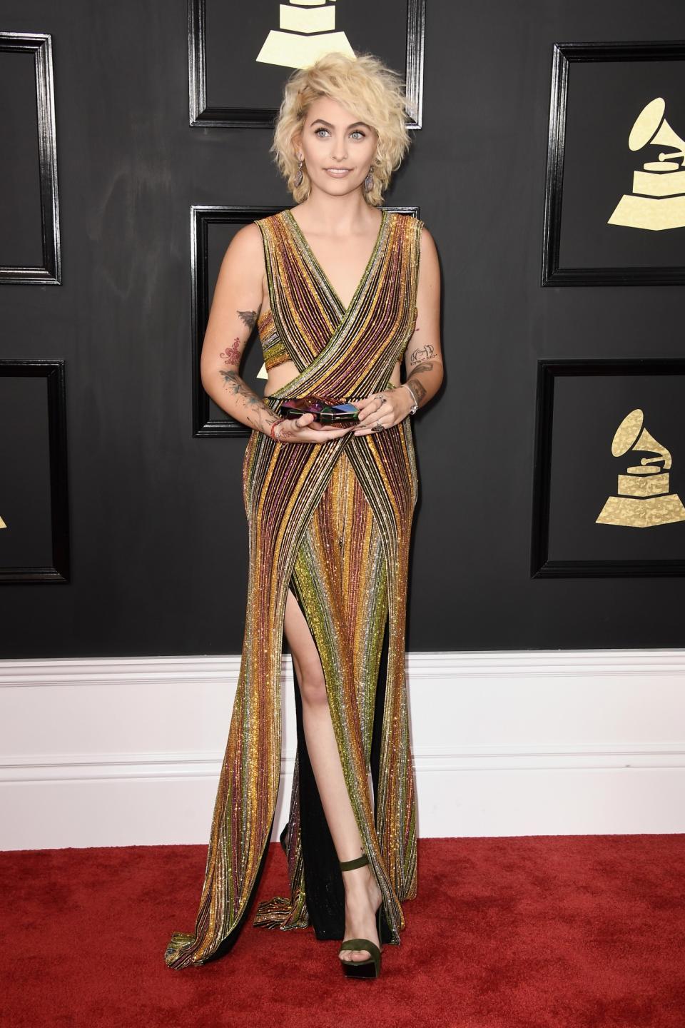 HIT: Paris Jackson at the Grammys