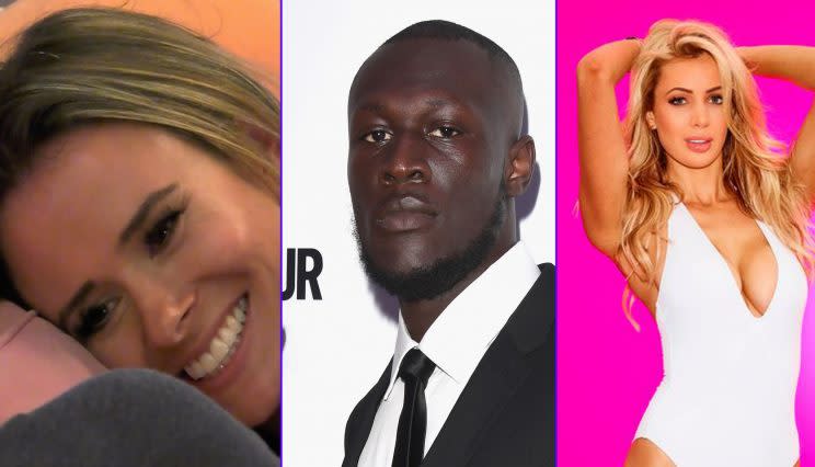 Stormzy thinks Olivia (right) isn’t good enough for Chris and Camilla (left) is losing favour with fans too. (ITV/WENN)