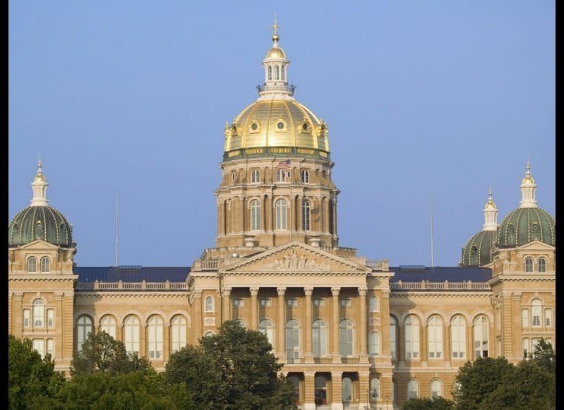 <strong>IOWA STATE CAPITOL</strong>  Des Moines, Iowa    <strong>Year completed:</strong> 1886  <strong>Architectural style:</strong> Renaissance  <strong>FYI: </strong>The Iowa State Capitol has something for fashion lovers as well as history buffs: glass cases inside the first floor of the capitol building display 42 dolls—one for each governor’s wife—wearing a replica of the dress she wore to the inaugural ball.  <strong>Visit: </strong>Guided tours leave Monday through Friday at various times. On Saturdays, tours depart every hour from 9:30 a.m. to 2:30 p.m.     