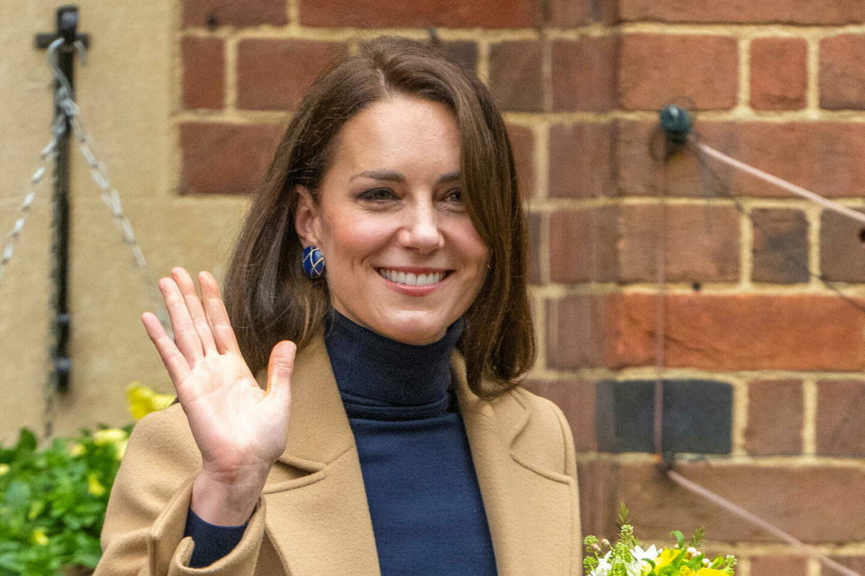 Catherine, princesse de Galles, lors d'une visite à la Oxford House Nursing Home de Slough, au Royaume-Uni, en 2023.  - Credit:Cover Images