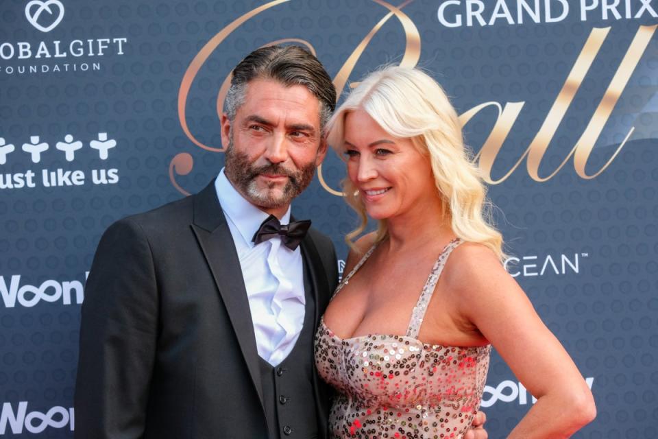 Denise and Jimmy went public last month at The Grand Prix Ball in London (Dave Benett/Getty Images)