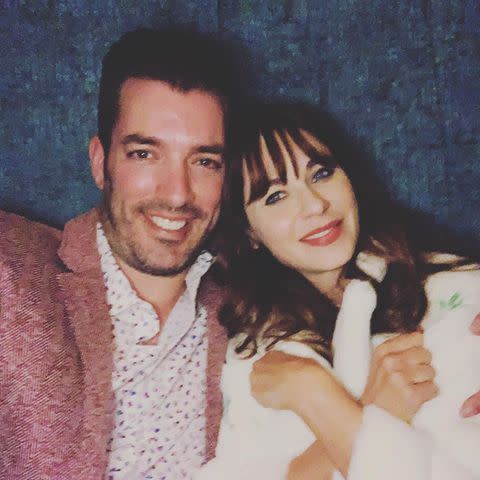 Zooey Deschane/Instagram Jonathan Scott and Zooey Deschanel