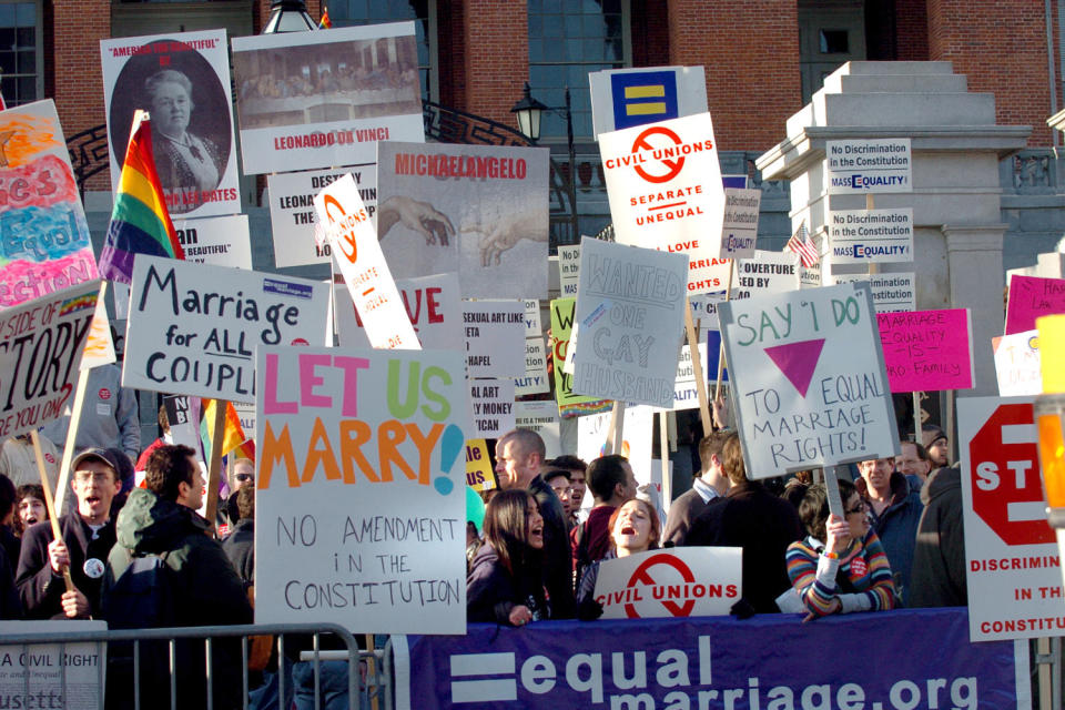 Same-Sex Marriage Vote (Justine Hunt / Boston Globe via Getty Images file)