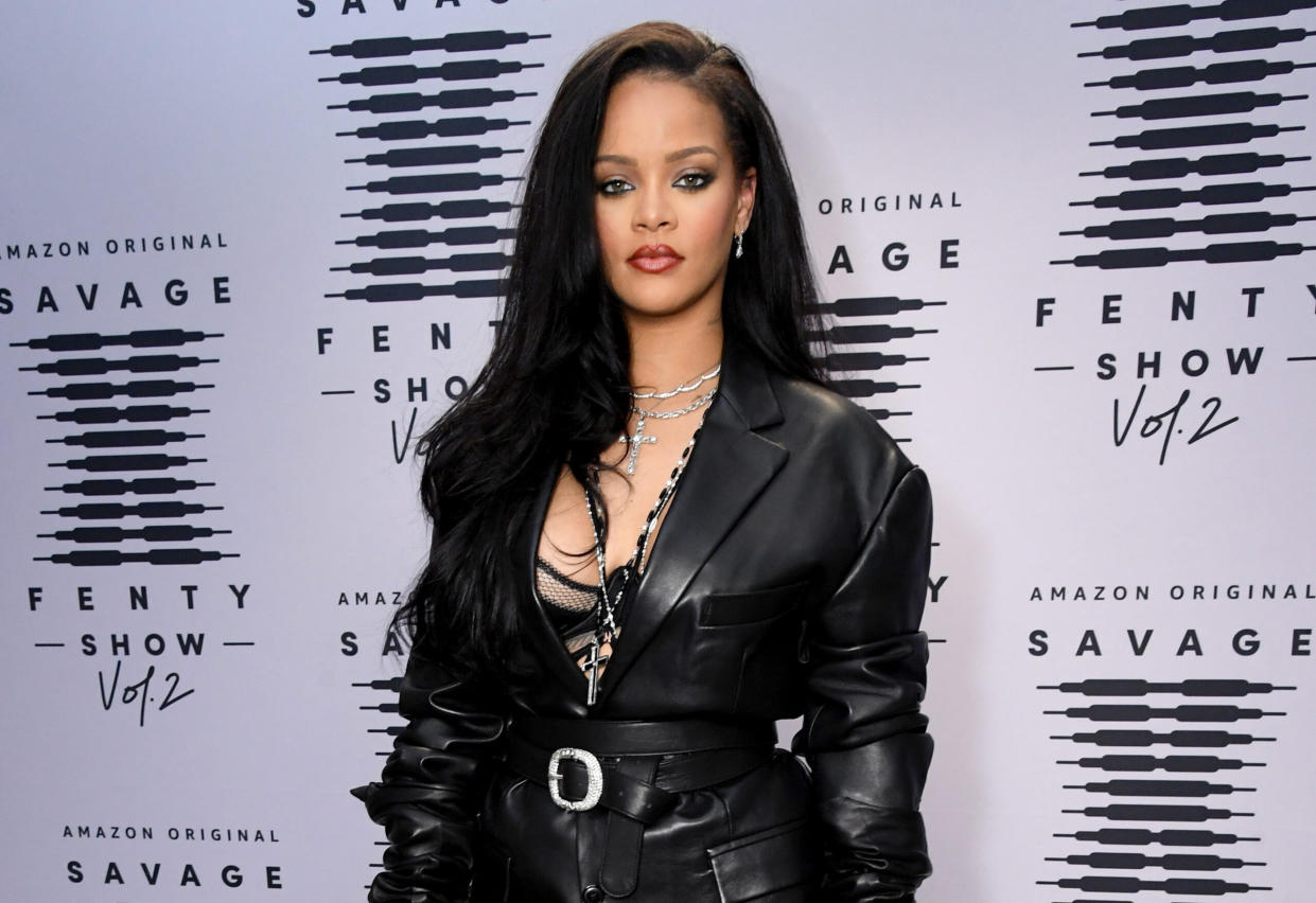 Rihanna Birth Chart pictured: Rihanna Savage X Fenty | Photo by Kevin Mazur/Getty Images