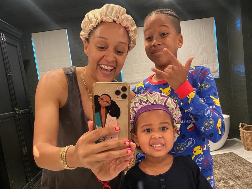 Tia Mowry and her kids