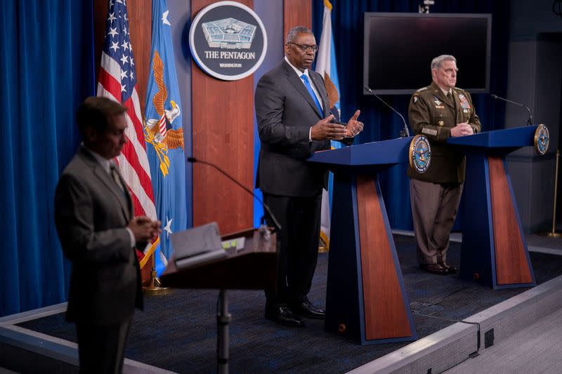 FILE PHOTO: Pentagon briefing on Ongoing Afghanistan Conflict