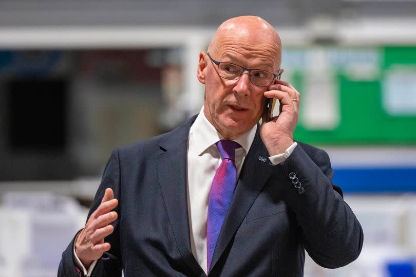 John Swinney gets an update on another SNP loss -Credit:Perthshire Advertiser