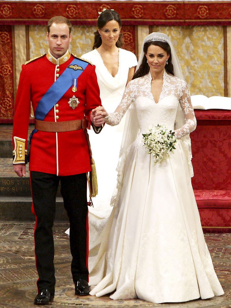 Pippa Middleton walked in Kate Middleton’s 2011 wedding to Prince William. (Photo: Dave Thompson/AP, pool)