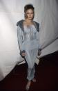 <p>An all grey look for the 40th Annual Grammy awards in New York City.</p>