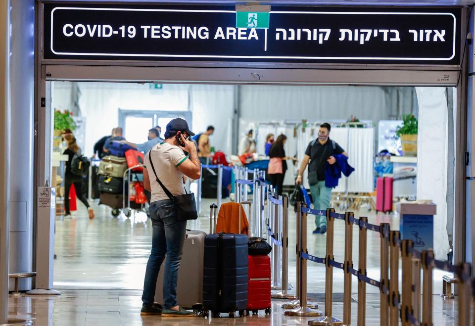 Tel Aviv Airport (AFP via Getty Images)