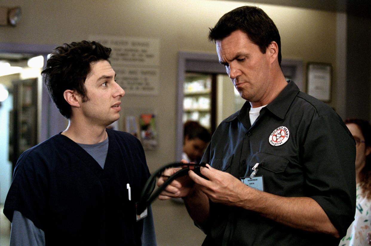 Zach Braff and Neil Flynn in Scrubs