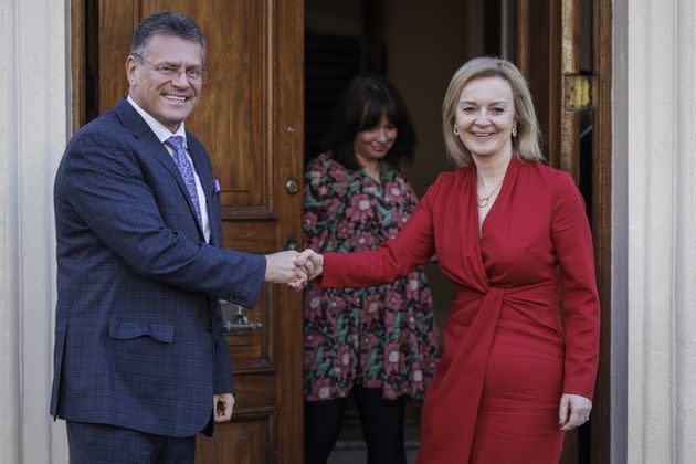 Liz Truss and Maros Sefcovic have so far failed to reach agreement on reform of the protocol (Photo: Rob Pinney via PA Wire/PA Images)