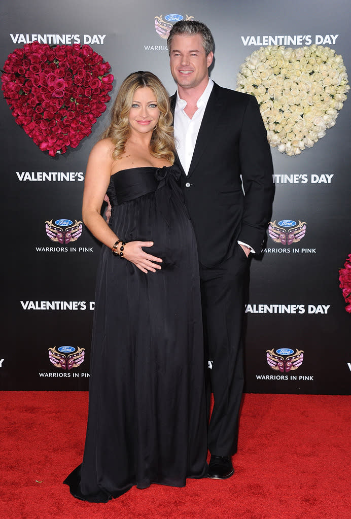 Valentines Day LA premiere 2010 Rebecca Gayheart Eric Dane