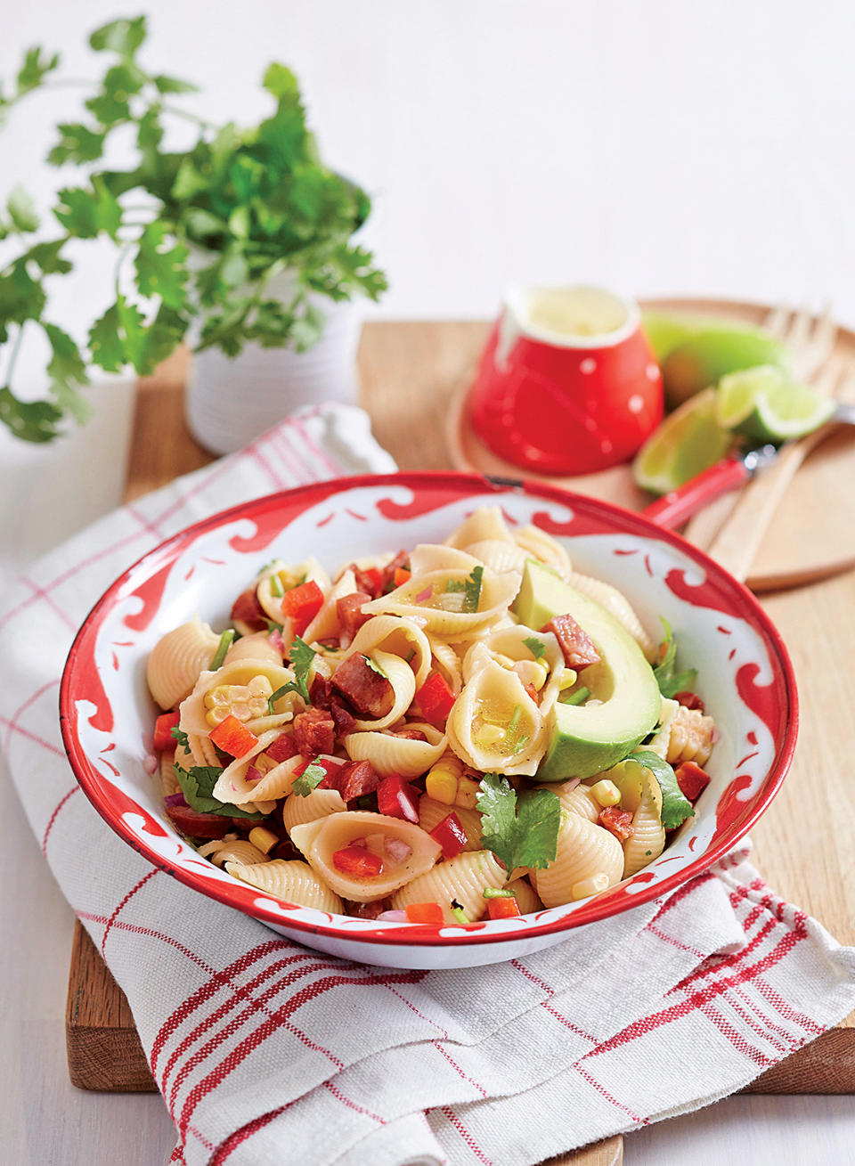 Caprese Pasta w/Chorizo