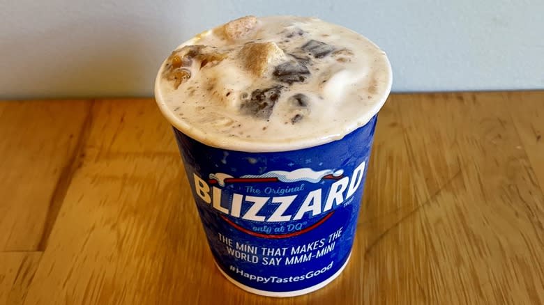 Caramel Fudge Cheesecake Blizzard