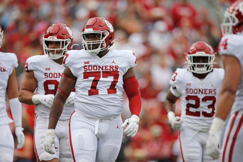 New OU defensive lineman Jeffery Johnson (77) had six tackles against the Sooners last season while playing for Tulane.