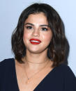 <p>Selena Gomez en el evento “WE Day California To Celebrate Young People Changing The World”/Getty Images </p>