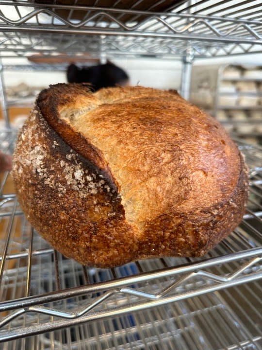 This is one of Rize Up Bakery’s signature sourdough breads. The bakery is located in the city’s SoMa neighborhood (Photo courtesy of Azikiwee Anderson).