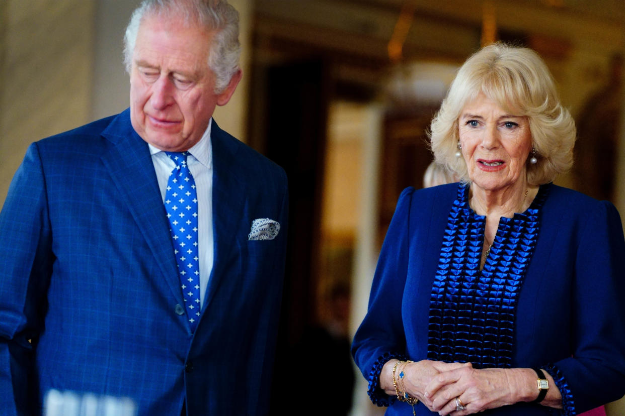 Rey Carlos III y Camilla la reina consorte de Inglaterra(Photo by Victoria Jones - WPA Pool/Getty Images)