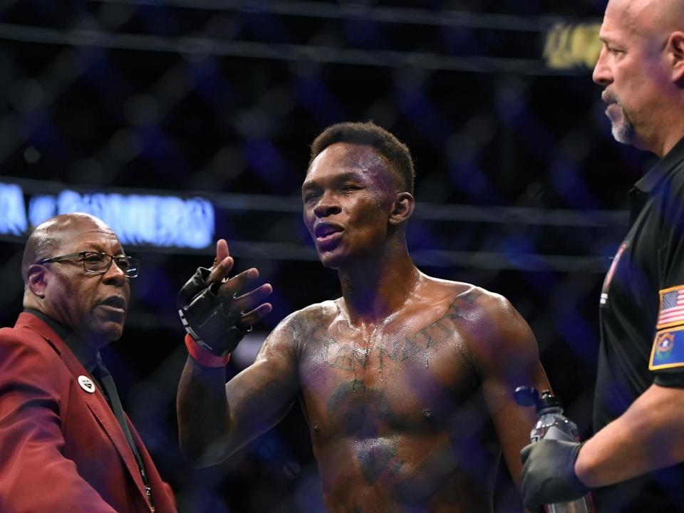 Nigerian-born New Zealander Israel Adesanya is UFC middleweight champion: Getty