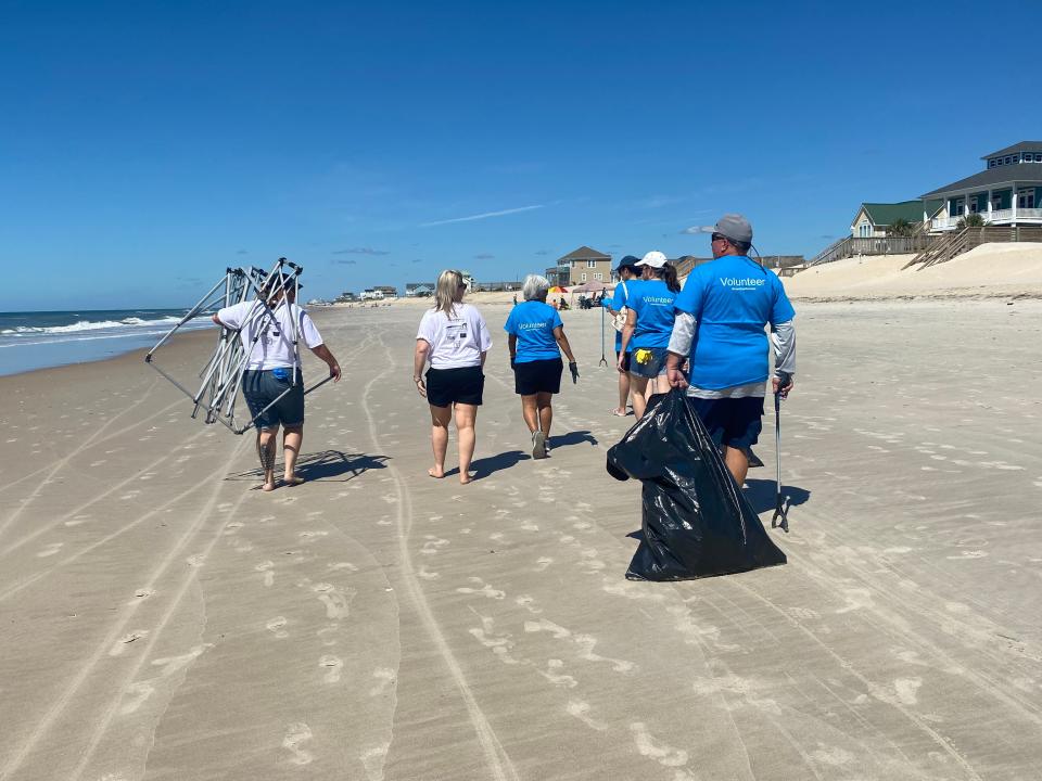 The litter sweep is a great event to help clean up the roads, but anyone can clean up anywhere on their own this Earth Day, or any day.