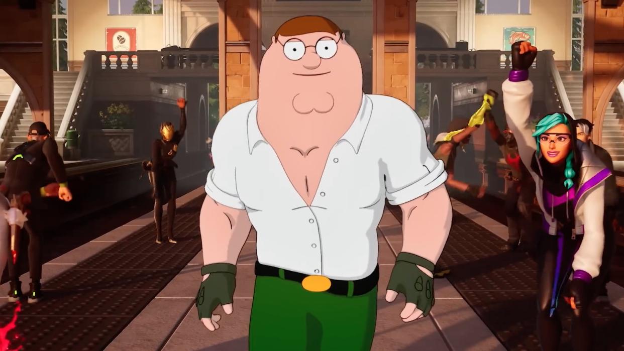  Peter Griffin from Family Guy in Fortnite. 