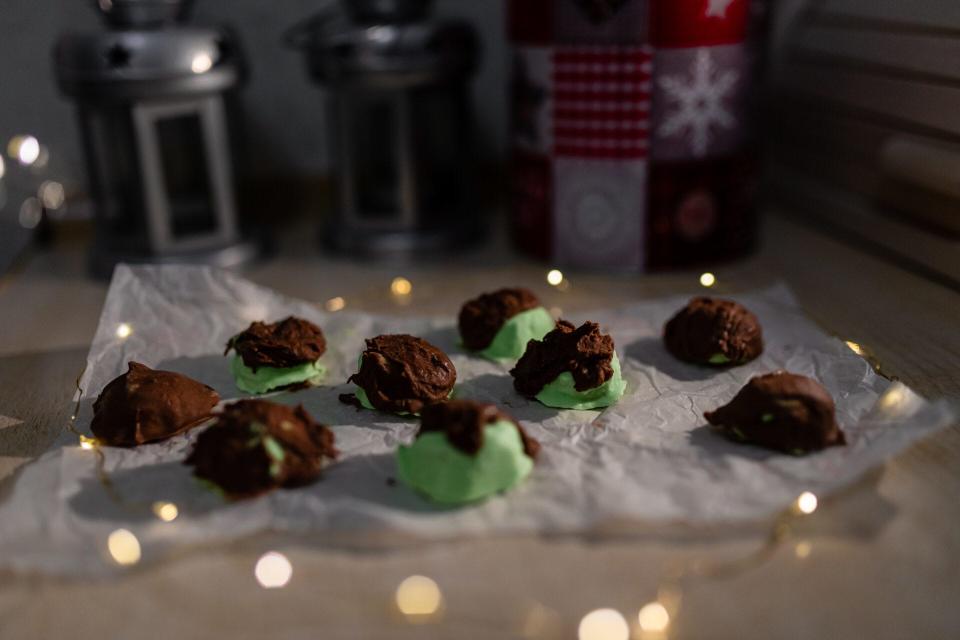 These homemade Christmas mints are a favorite in Gloria Yoder's household.