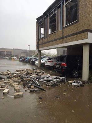 Trail of devastation after severe storm thrashes Sydney