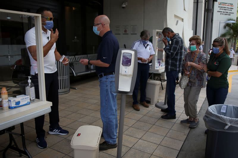 Spike in new coronavirus cases as Miami-Dade County eases some of the lockdown measures put in place during the coronavirus disease (COVID-19) outbreak