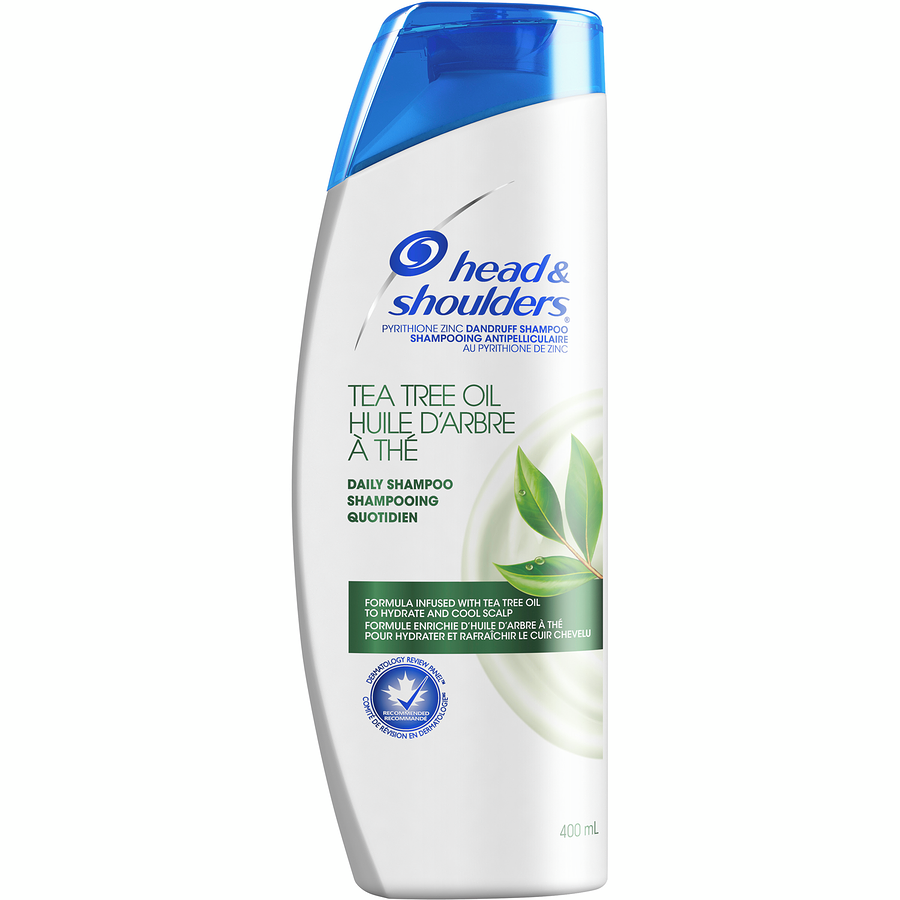 Head And Shoulders Dandruff Treatment / Dandruff Shampoo With Tea Tree Oil. Image via Real Canadian Superstore.