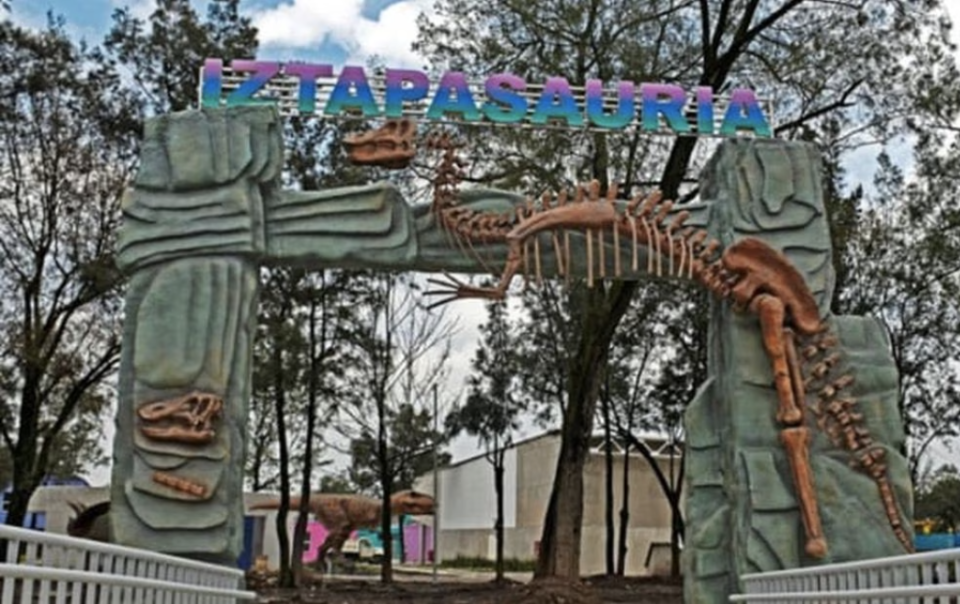 Así puedes llegar a Iztapasauria, el parque de los dinosaurios en Iztapalapa
