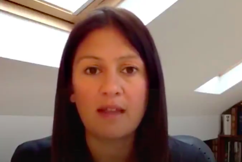 Lisa Nandy denounced her colleague's actions on Thursday morning (Sky News)