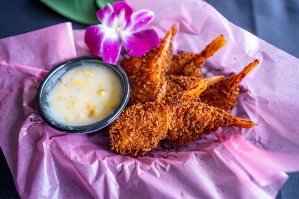 Holaloha Fusion Restaurant & Bar offers a wide variety of menu choices, including coconut shrimp.