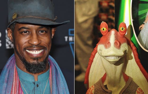 Best was cast as Jar Jar Binks in 