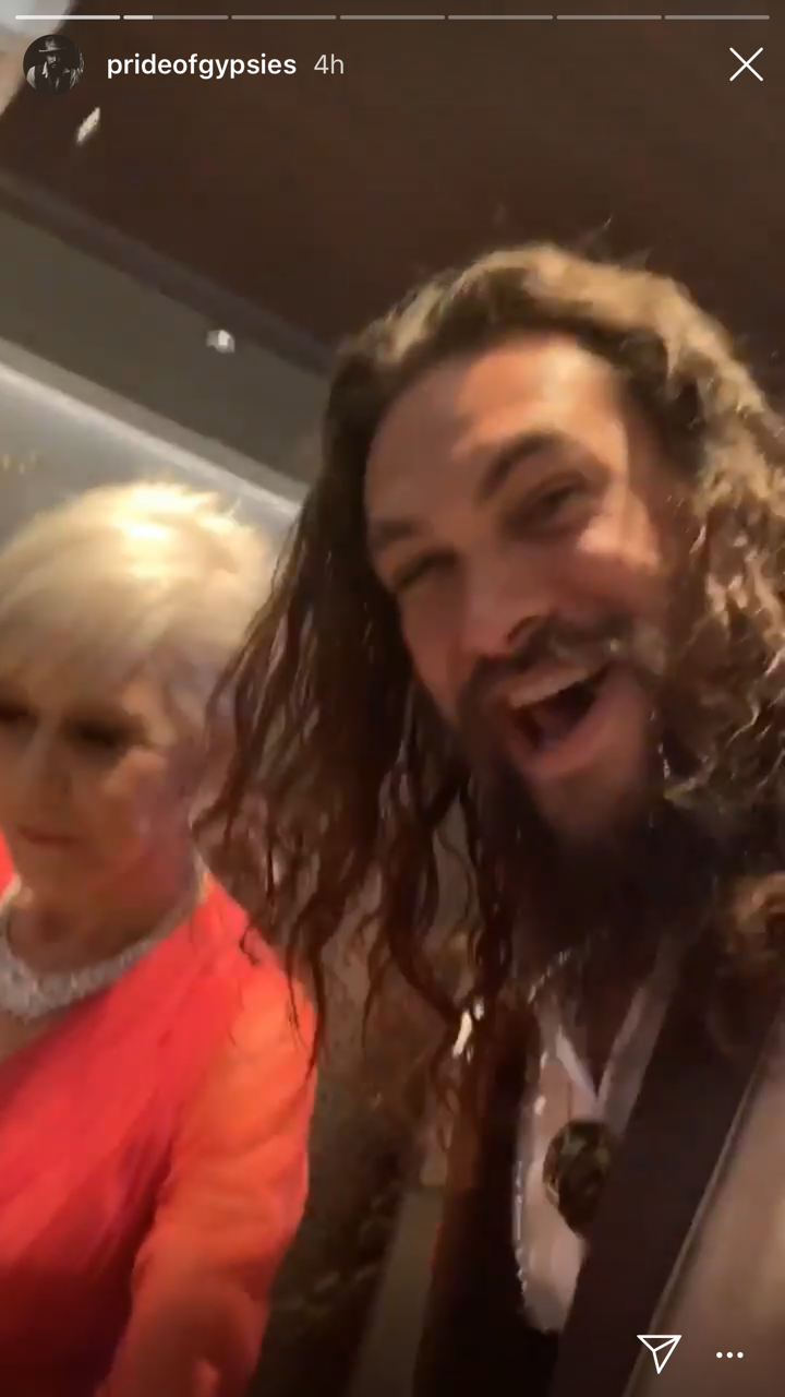 Jason Momoa and Helen Mirren