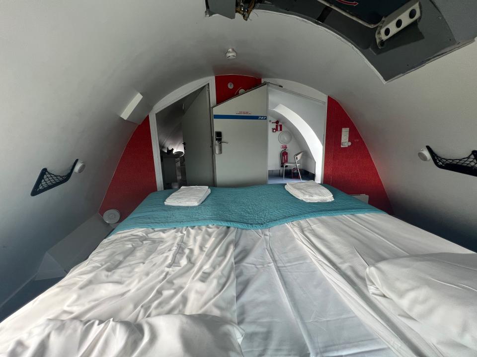 Staying at the Jumbo Stay 747 hotel in Sweden.