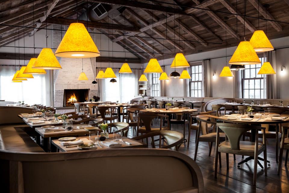 Main dining room at The Inn at Pound Ridge by Jean-Georges Vongerichten.