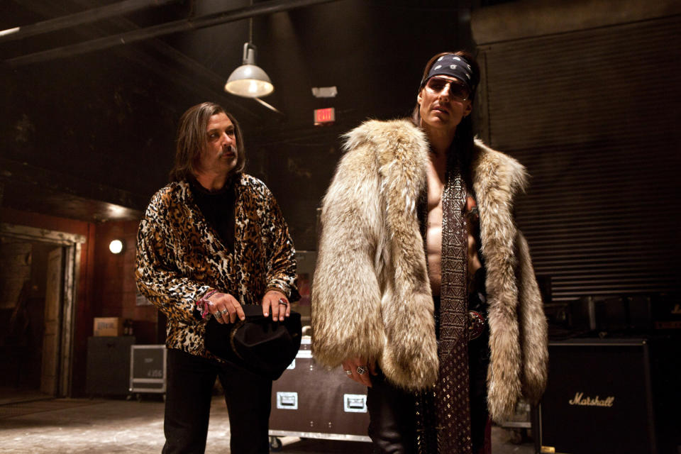 Alec Baldwin and Tom Cruise in "Rock of Ages"