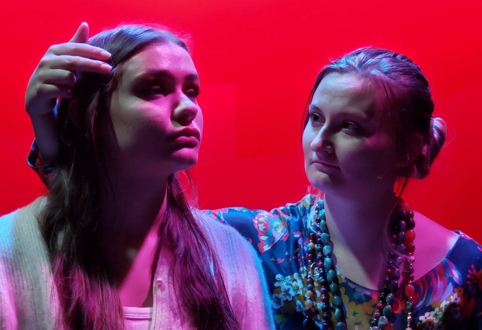 Alice Franssen, left, and Kristina Drendal star in Canterbury Summer Theatre's production of "The Thin Place" that runs June 15-18, 2022, at the theater in Michigan City.